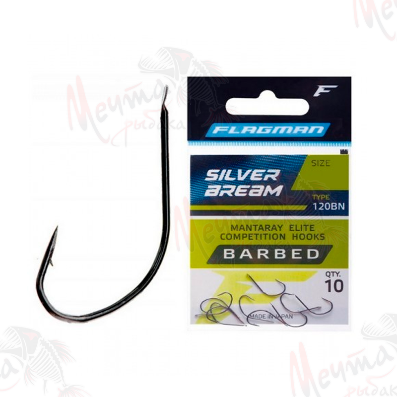 Крючок "FLAGMAN" Silver Bream #8