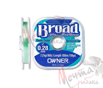 Леска OWNER Broad d-0.30 (100 м)